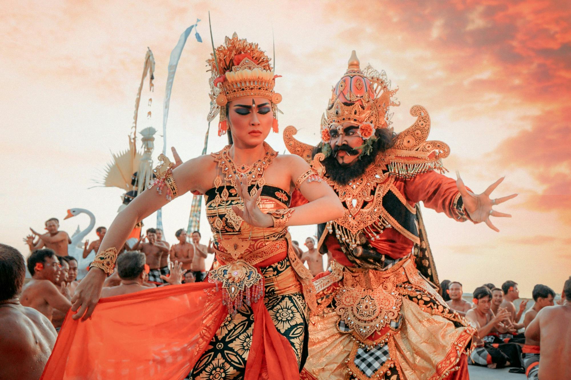 Melasti Beach Kecak Dance Show