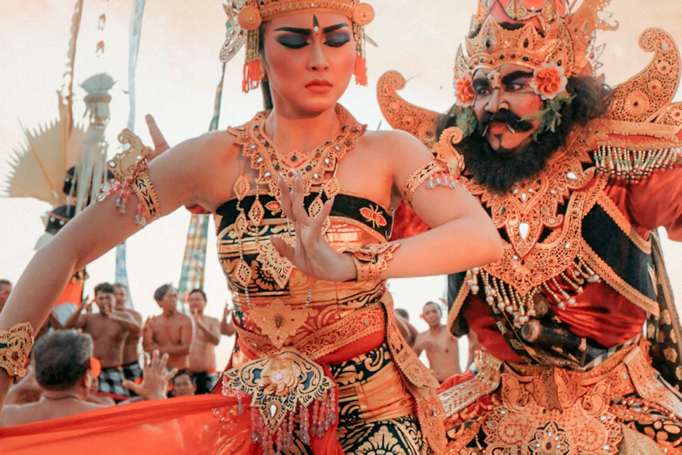 Melasti Beach Kecak Dance Show