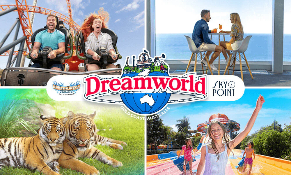 Dreamworld, SkyPoint e WhiteWater World: Passe de 2 dias
