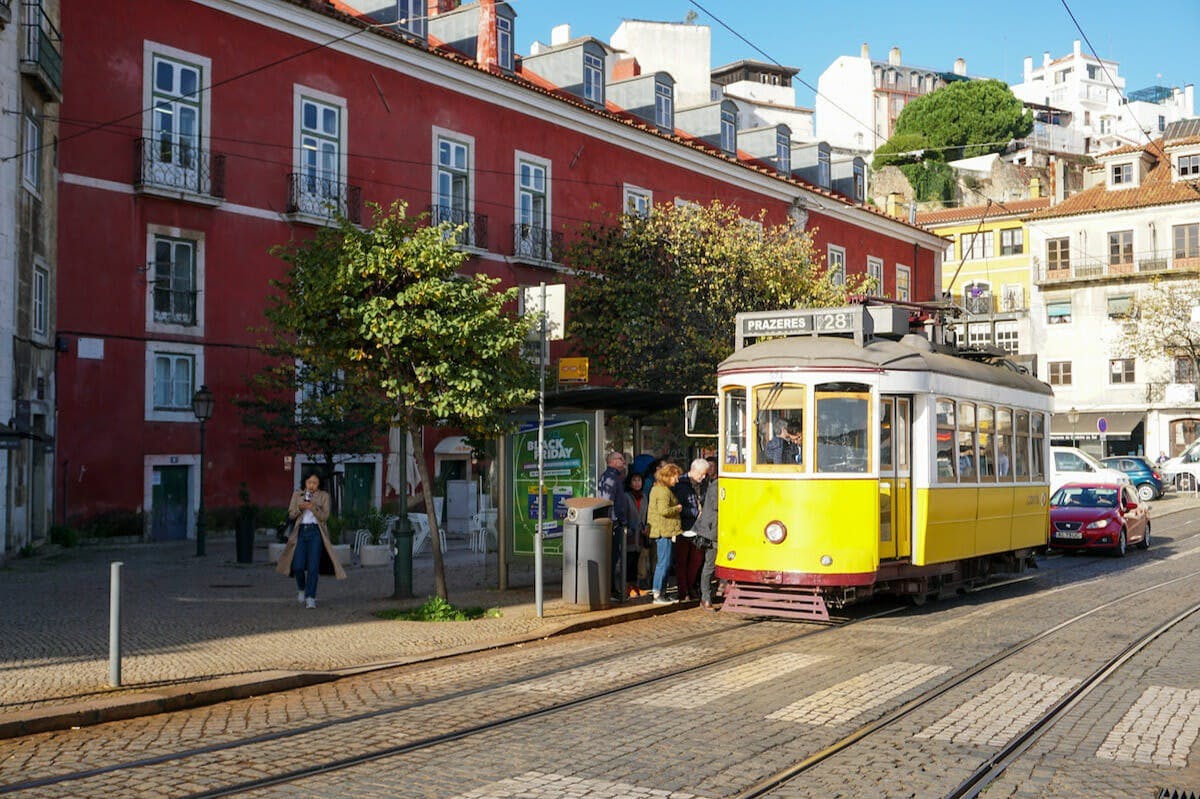 Tram 28 in Lisbon