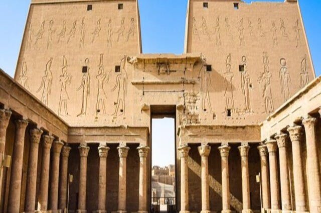 Inside of the Luxor Temple
