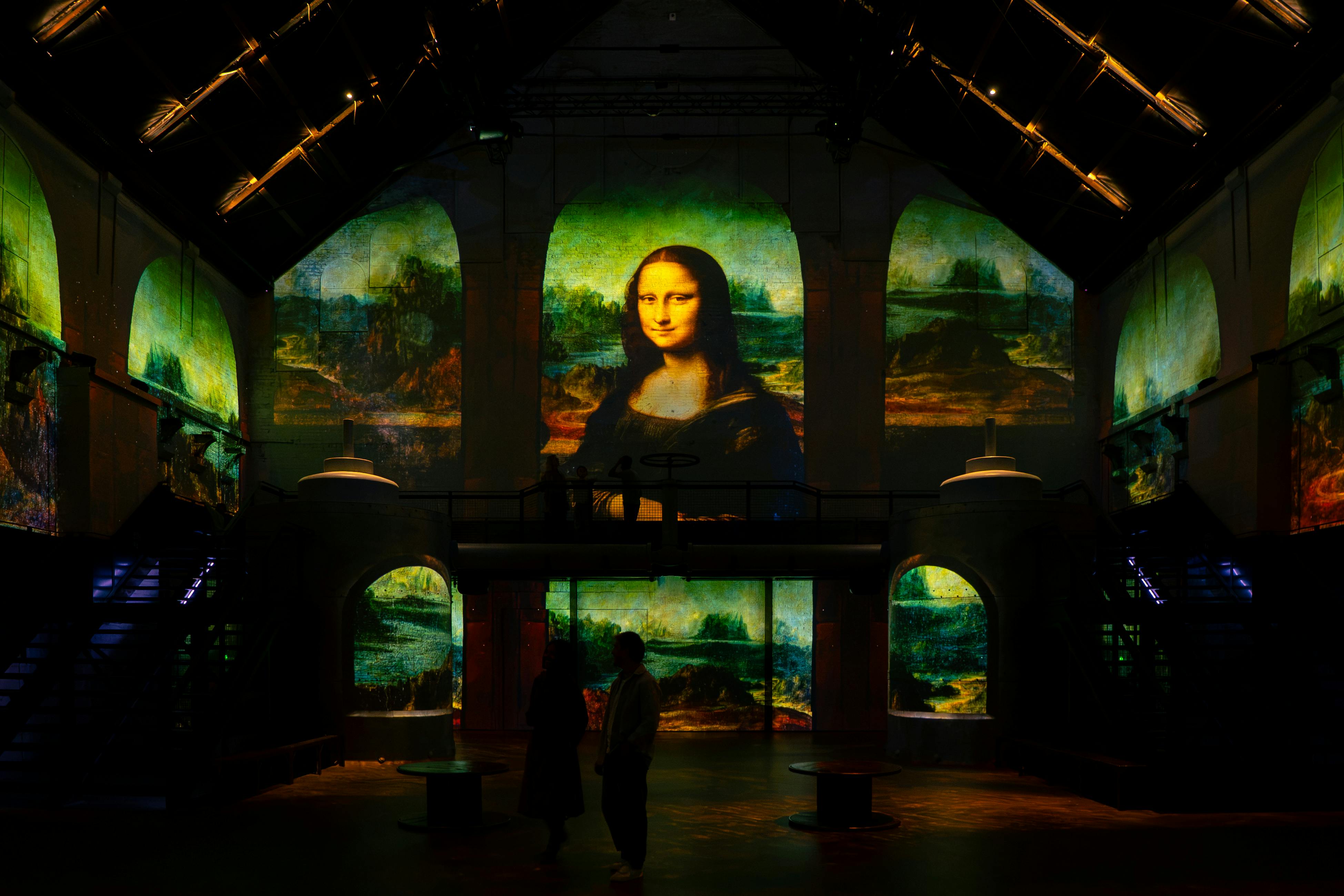 Fabrique des Lumières: Da Vinci, Rafaël, Michelangelo – De meesters van de Renaissance — Zaaloverzicht & Details 1