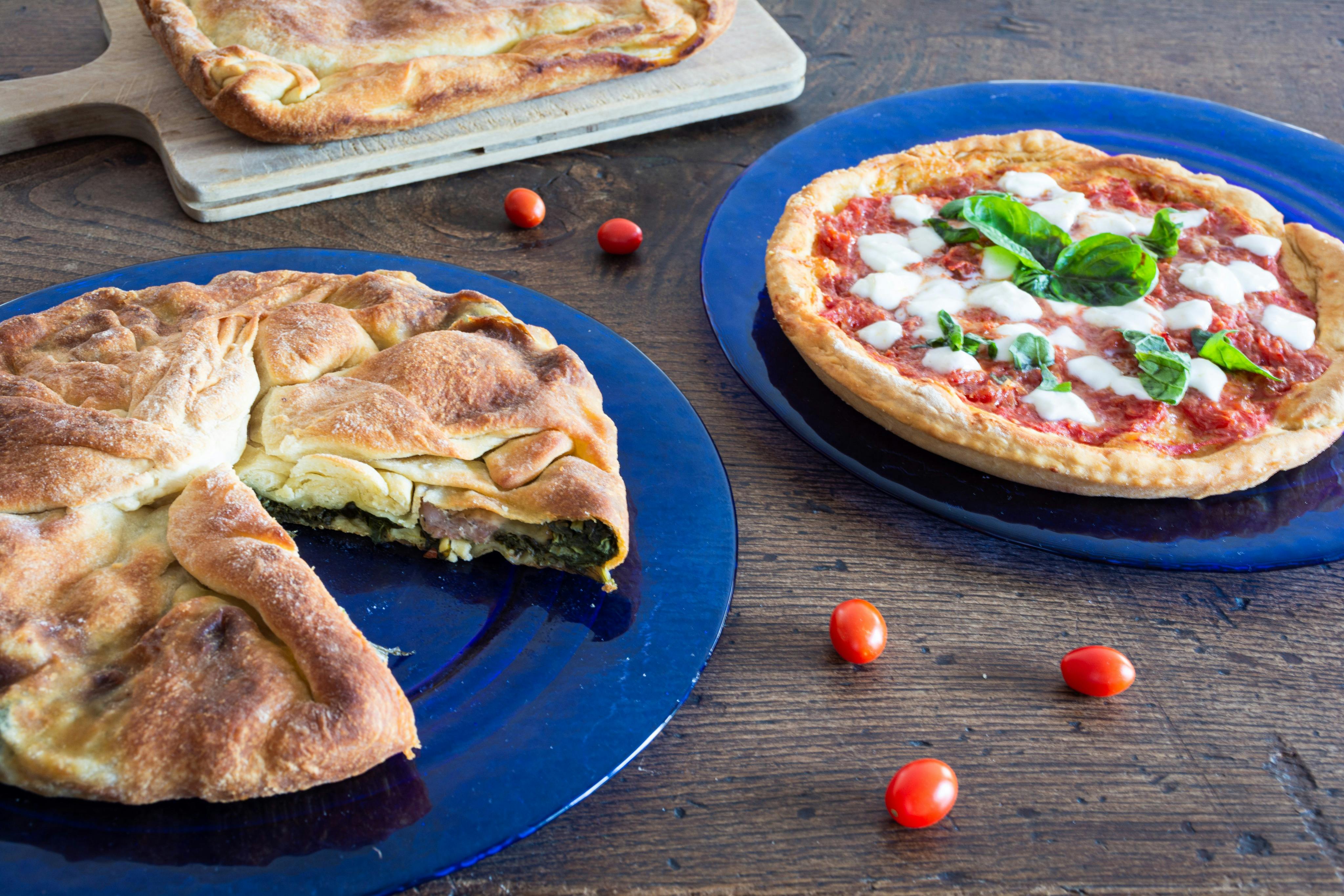 Provsmakning av pizza