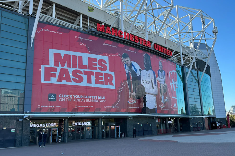 Entrance to Old Trafford stadium