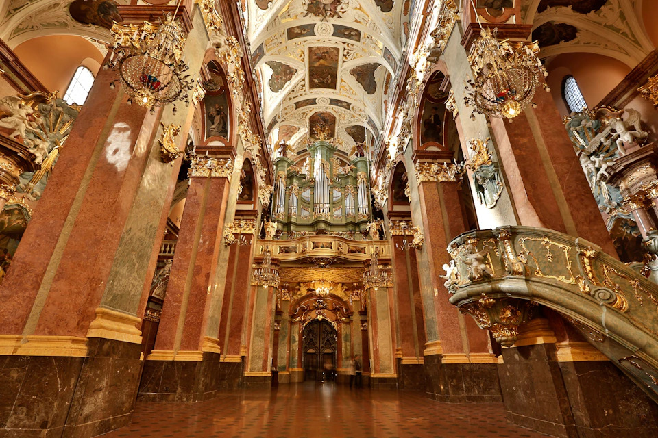 Interior of the Basilica