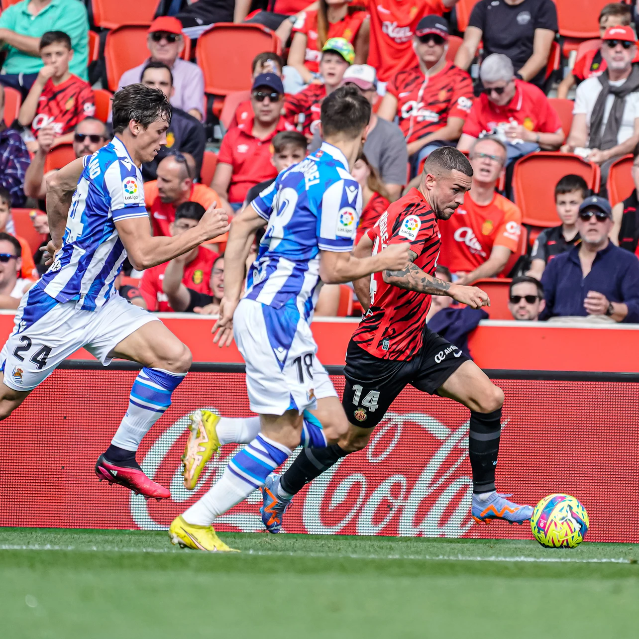 Mallorca Son Moix Stadium: RCD Mallorca Football Match