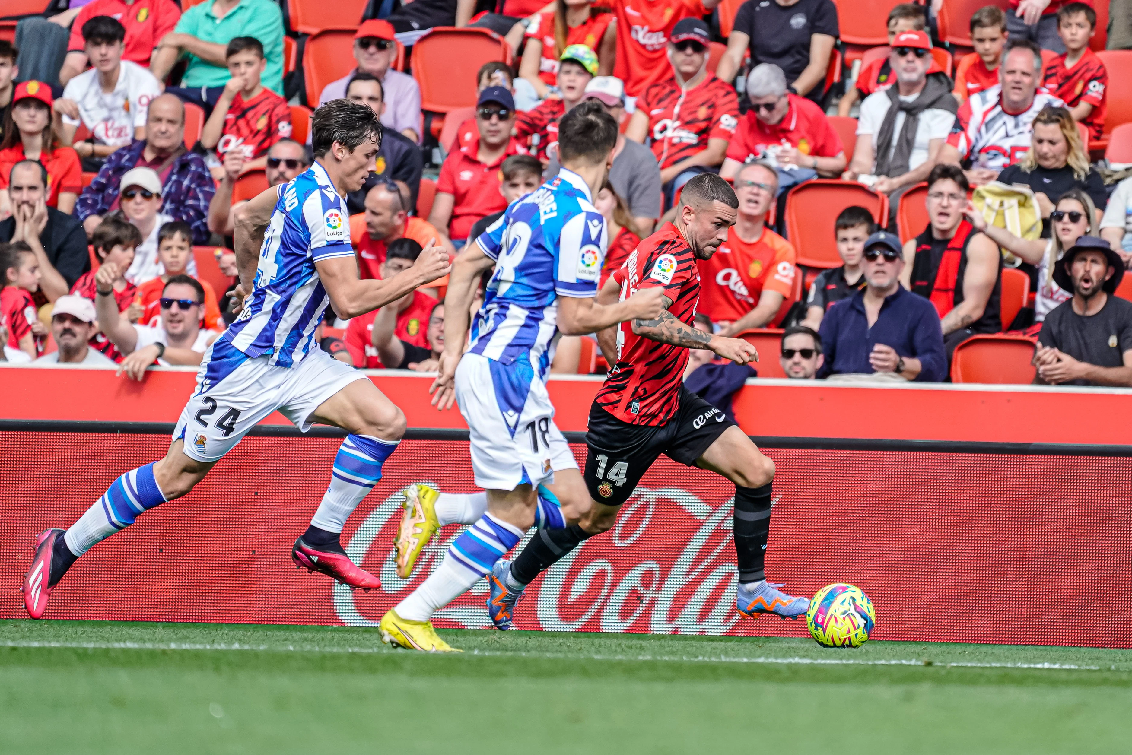Mallorca Son Moix Stadium: RCD Mallorca Football Match