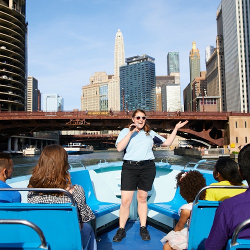 Crucero de aventura urbana en Chicago: 90 minutos por el río y el lago
