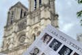 Ein Rätsel lösen mit Notre Dame im Hintergrund