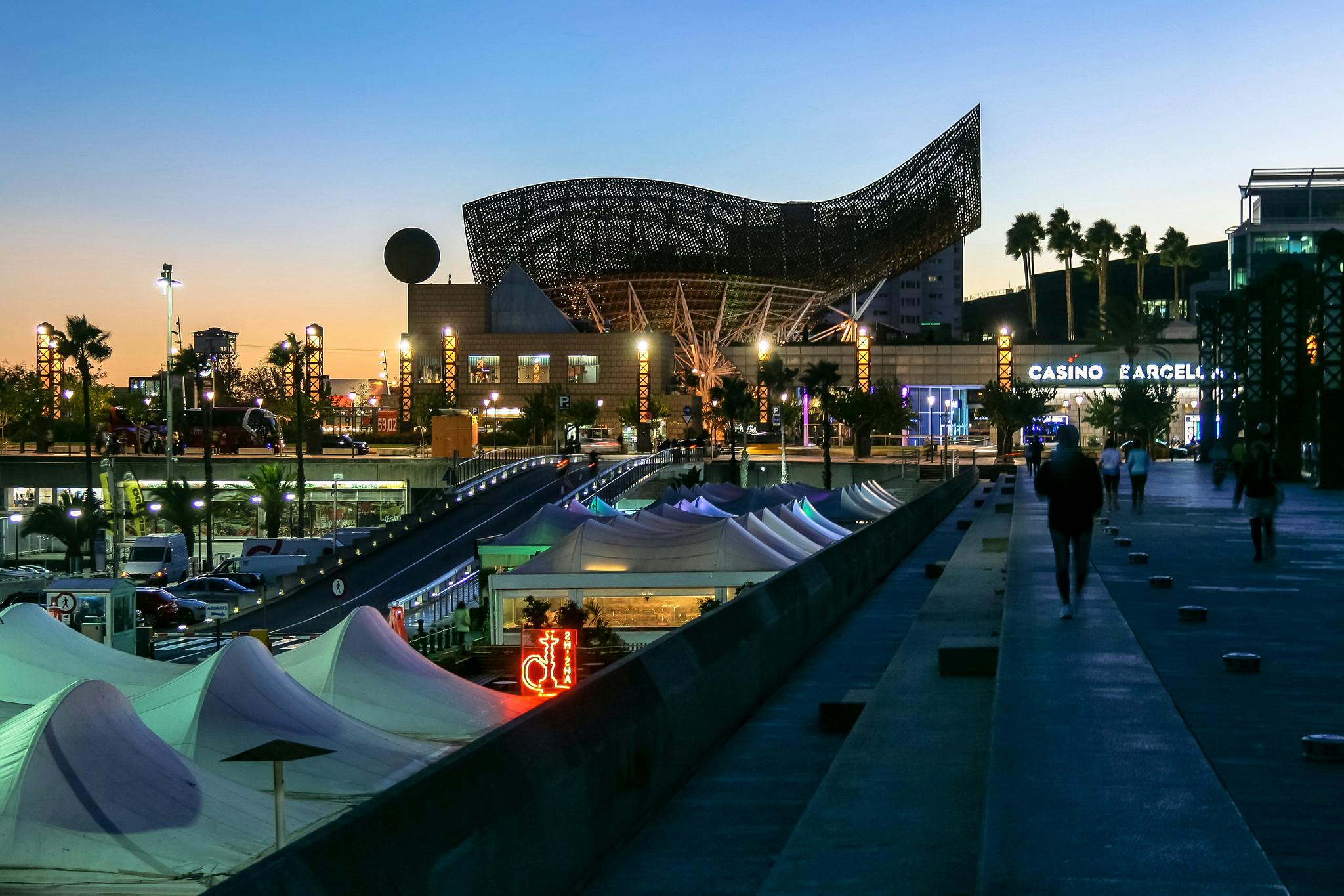 Port Olímpic in Barcelona