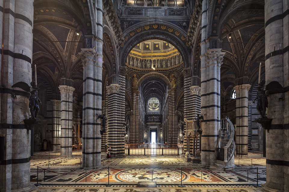 Interior of the Duomo - view from the presbytery