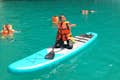Paddle board available on the boat