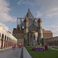 建設中のケルン大聖堂