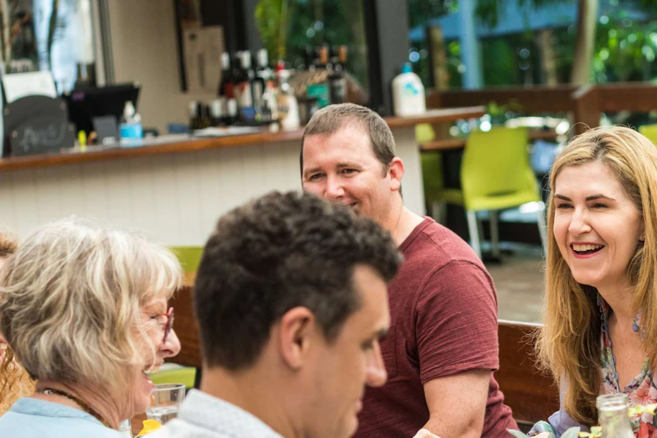 Lunch is included with your fellow travellers