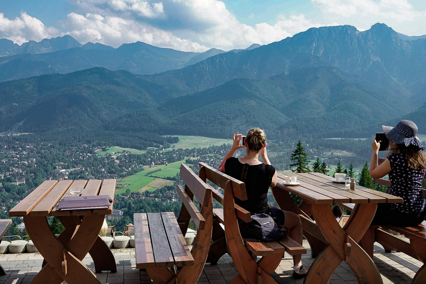 从Gubalowka山欣赏塔特拉山脉