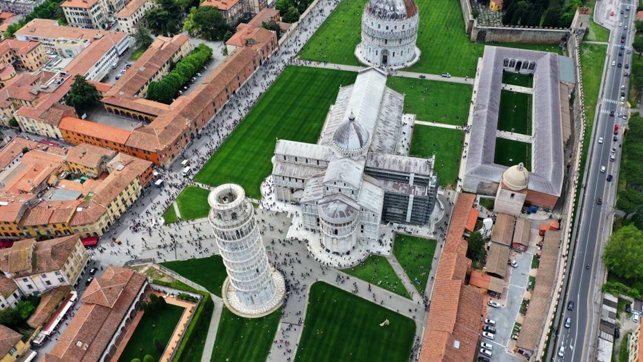 Batistério, Cemitério e Catedral: acesso rápido - Acomodações em Pisa