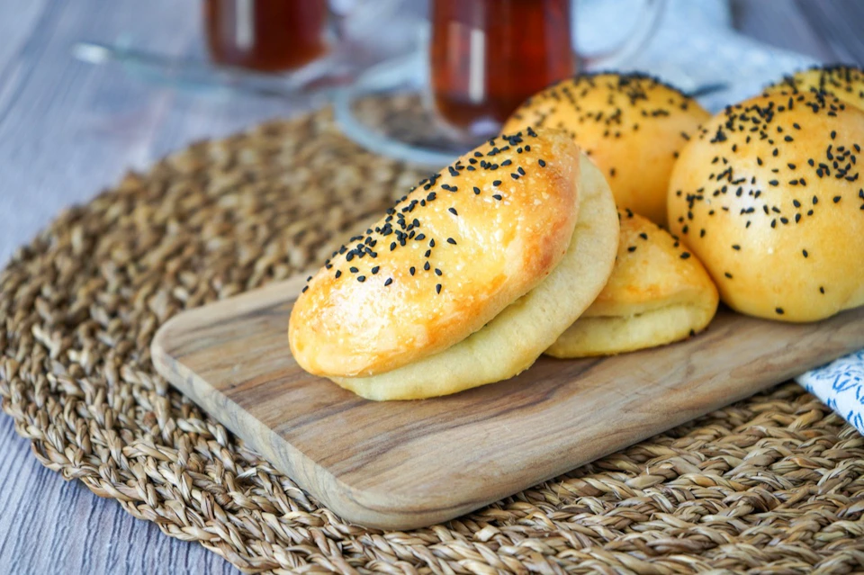 These little pockets are filled with local cheese