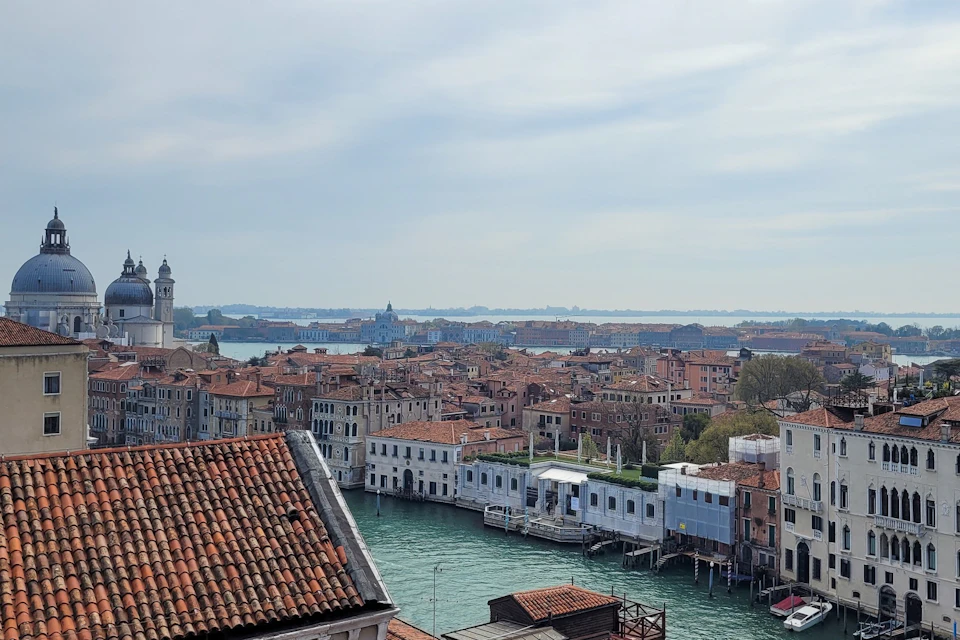 Grand Canal from Palazzo Pisani Terrace