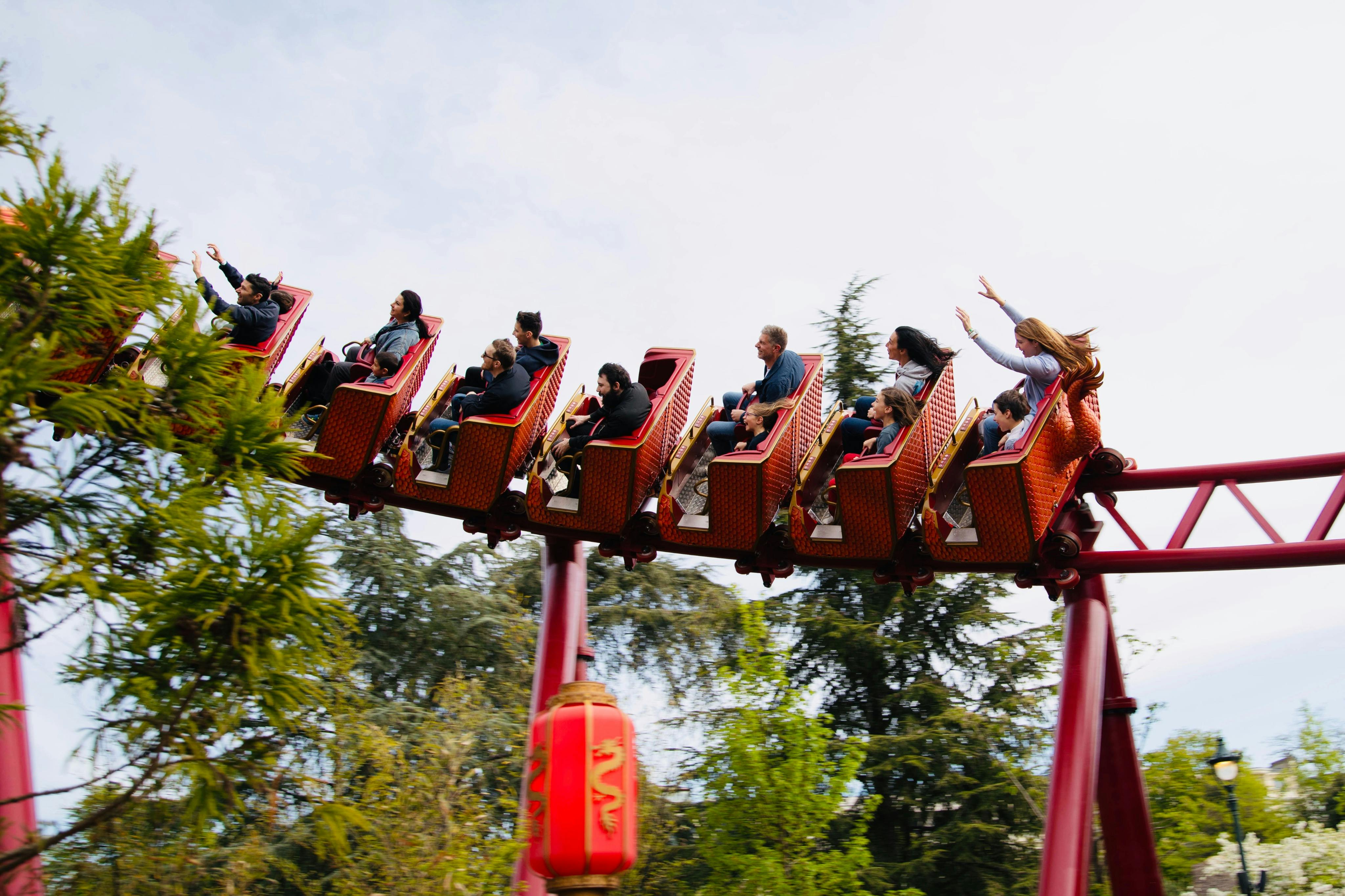 Le Défi du Dragon, new roller coaster at Le Jardin d'Acclimatation