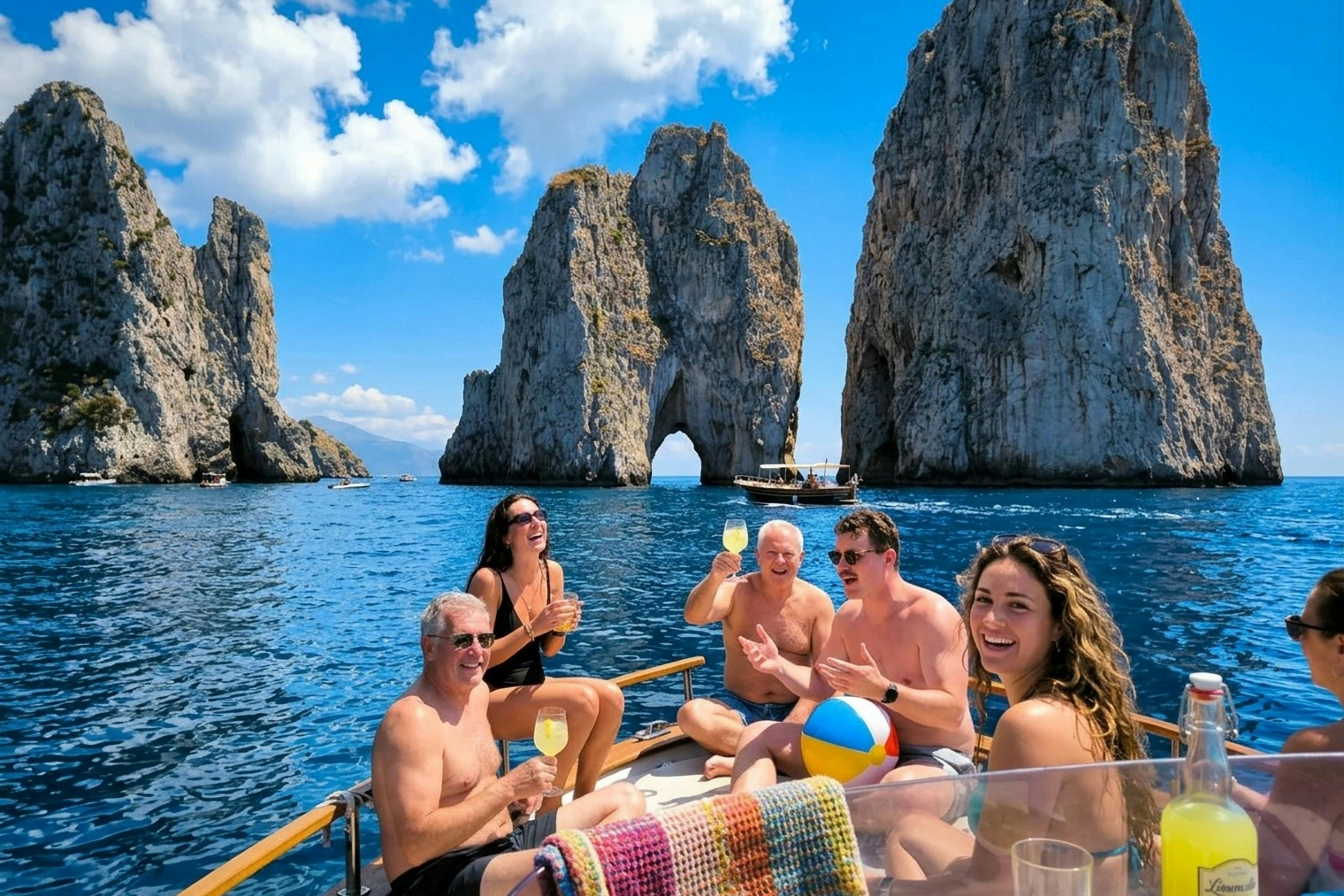 Capri: Tour guidato in barca da Sorrento + Brunch + bevande — 8