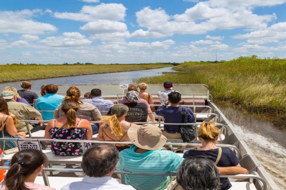The Everglades Safari Park airboat