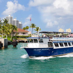 Our Island Princess Cruising Miami's Biscayne Bay.