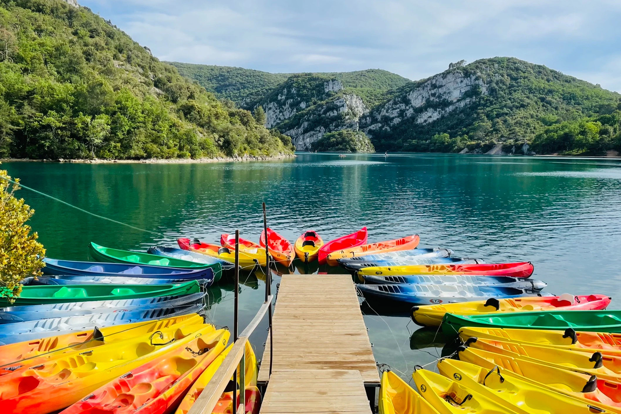 Gargantas do Verdon: Aluguel de canoa canadense