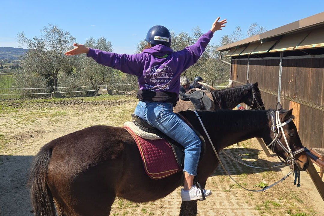 Regione del Chianti e San Gimignano: tour guidato + trasferimenti + pranzo + passeggiata a cavallo — 2