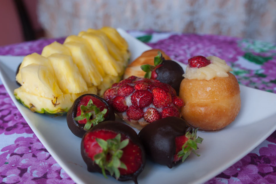Enjoy a delicious dessert
