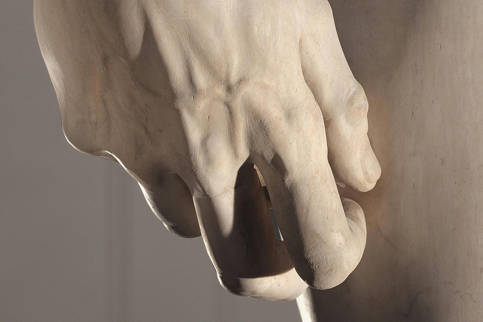 Λεπτομέρειες για το χέρι του David's Hand