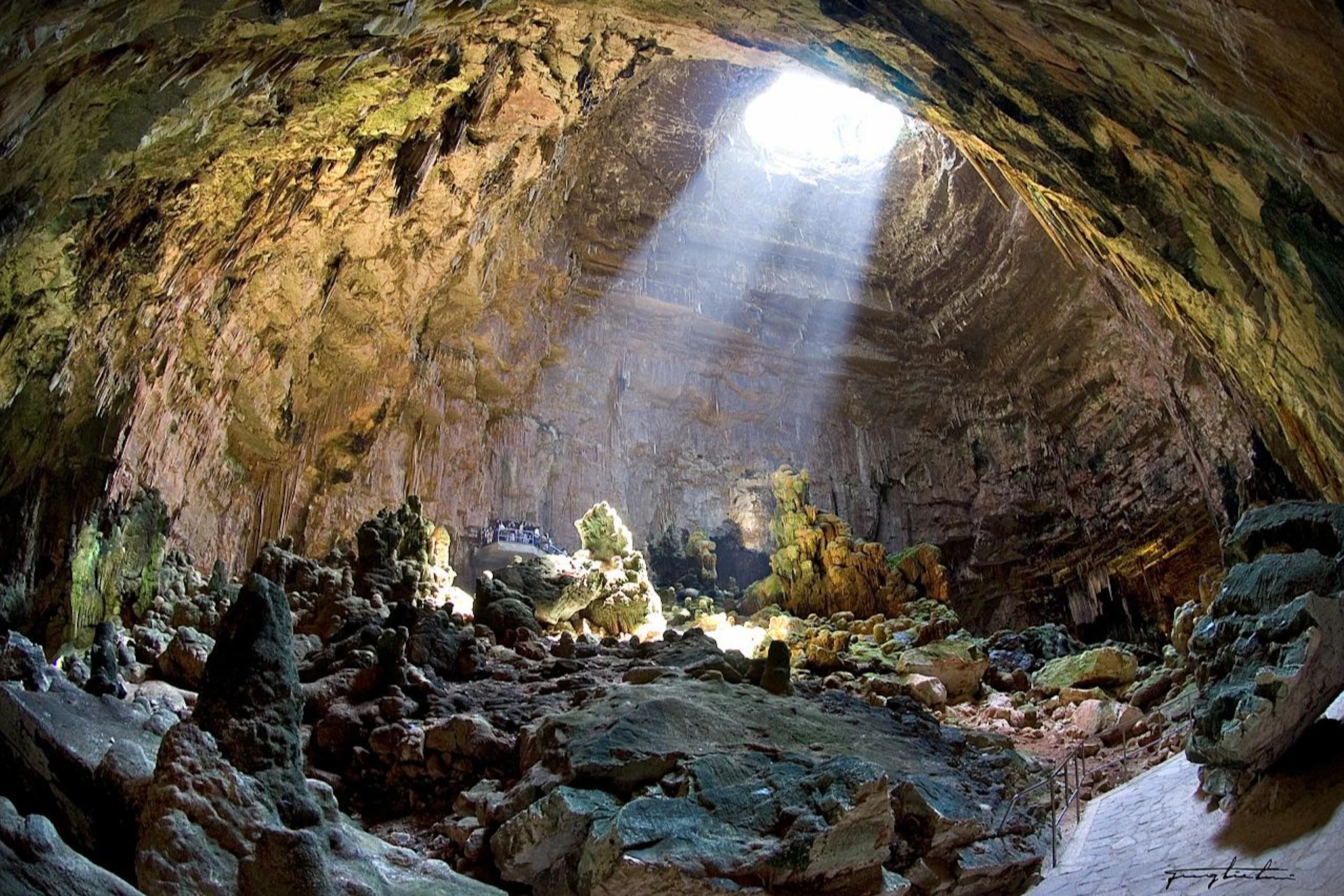 View of Castellana cave