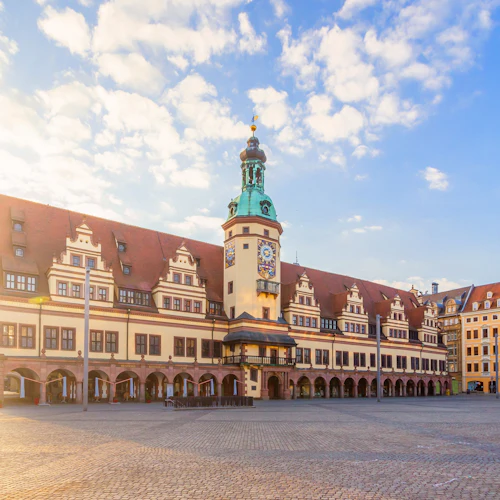 Det gamla rådhuset i Leipzig