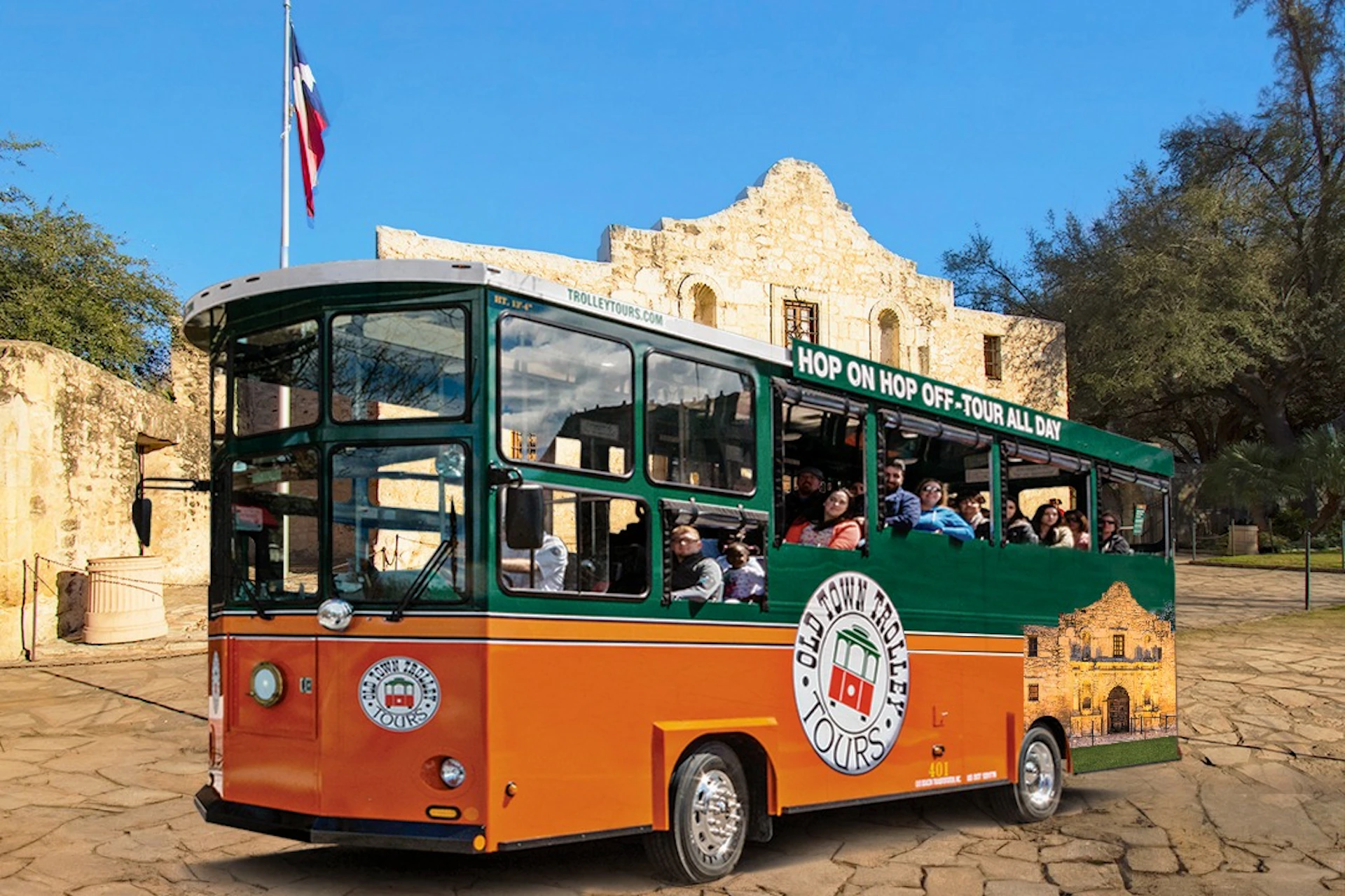 San Antonio Old Town Trolley: Hop on Hop off