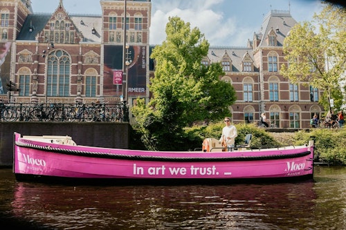 アムステルダム：モコ運河ツアー+オンボードバー(即日発券)