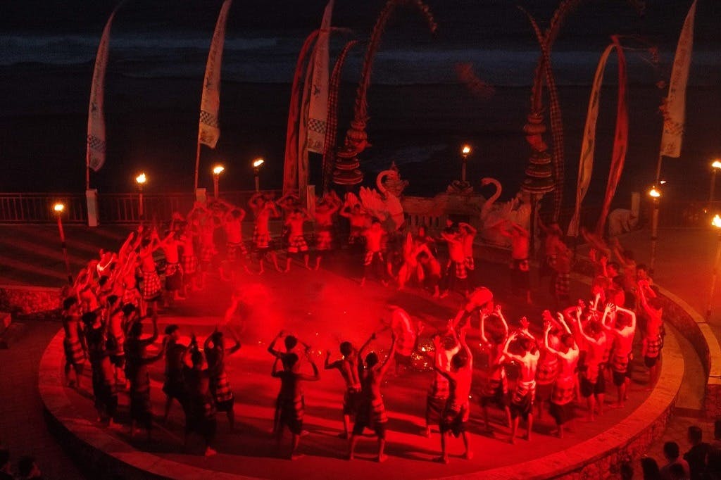 Melasti Beach Kecak Dance Show