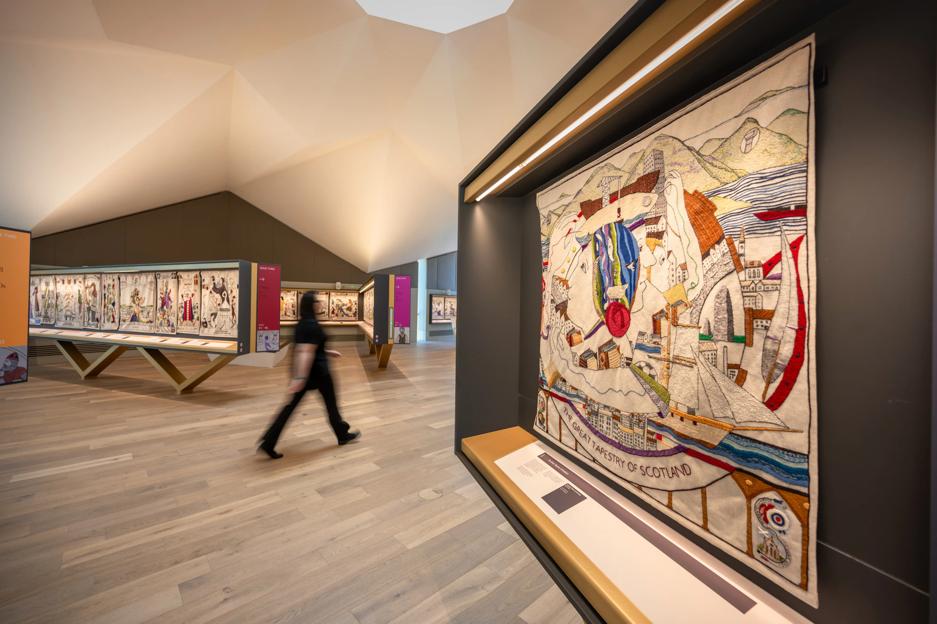The Great Tapestry of Scotland Tapestry Gallery