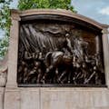 Your tour ends near the Robert Gould Shaw and the 54th Massachusetts Memorial at the end of Beacon Street.