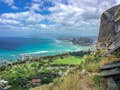 Vue de Waikiki depuis le cratère de Diamond Head à Hawaï