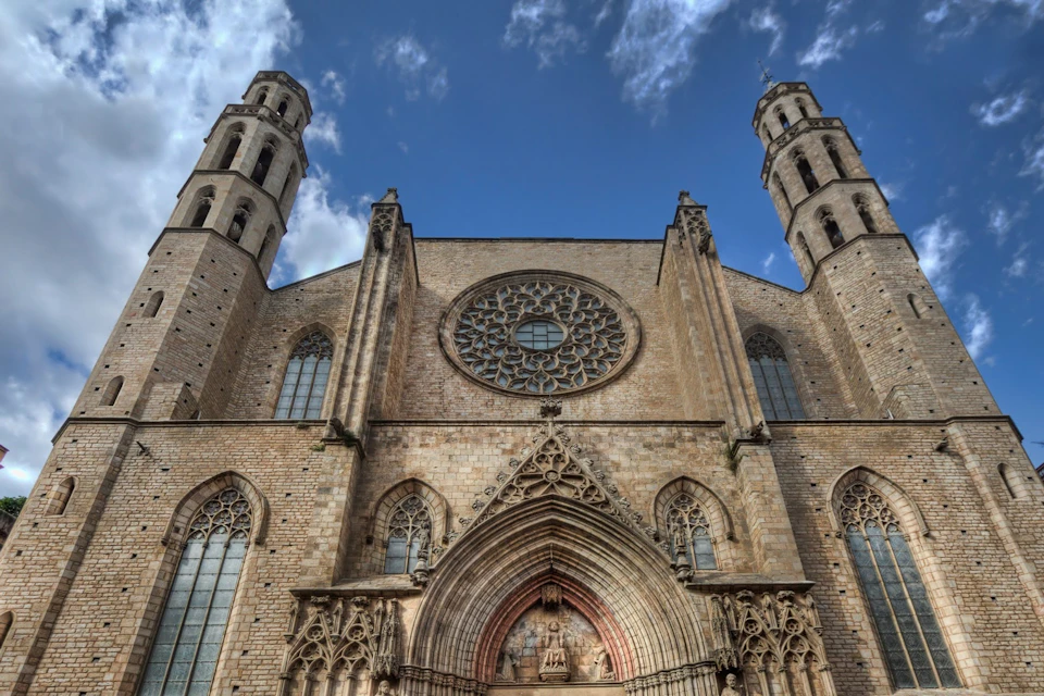 Facade of Santa Maria del Mar
