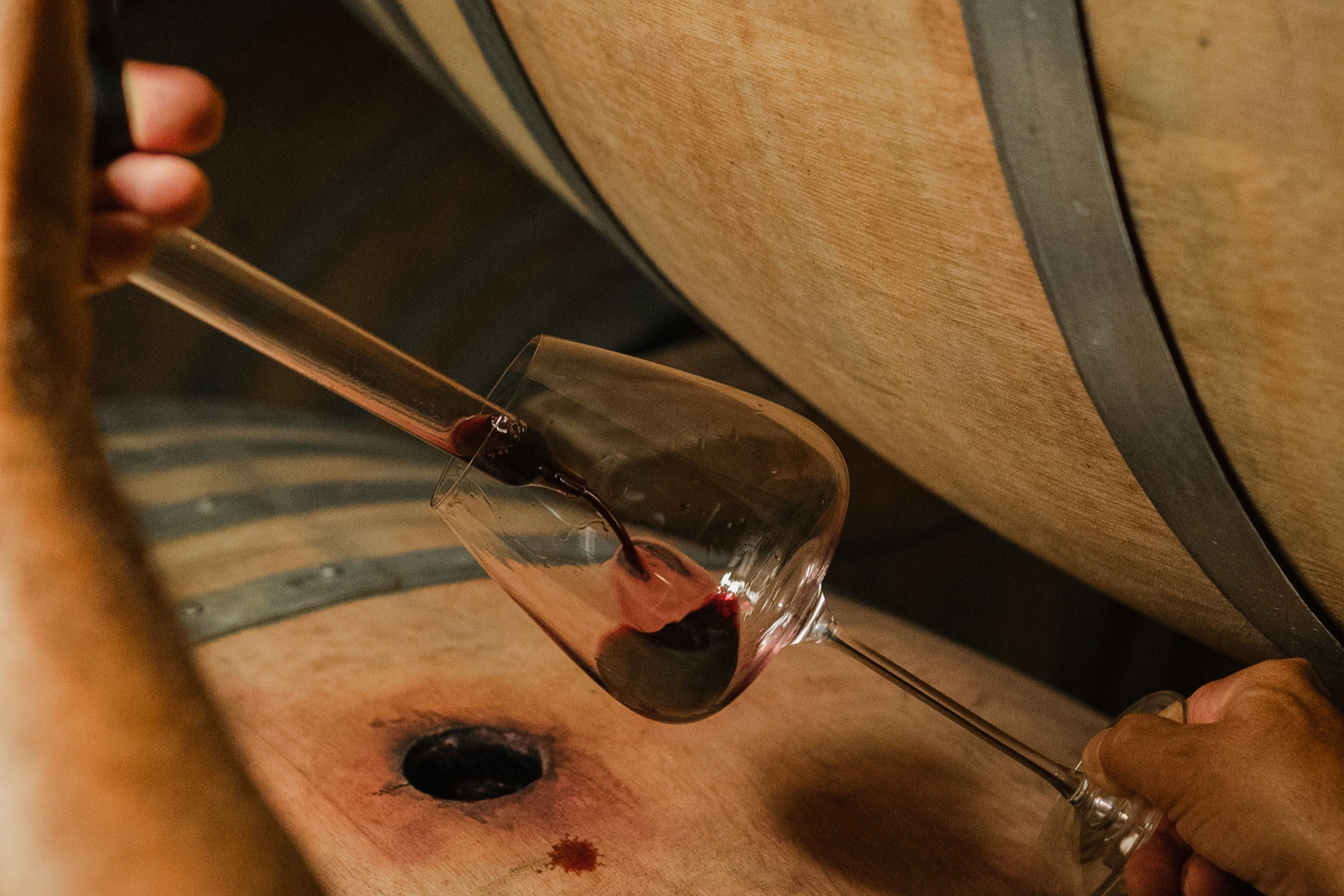 barrel tasting montalcino brunello