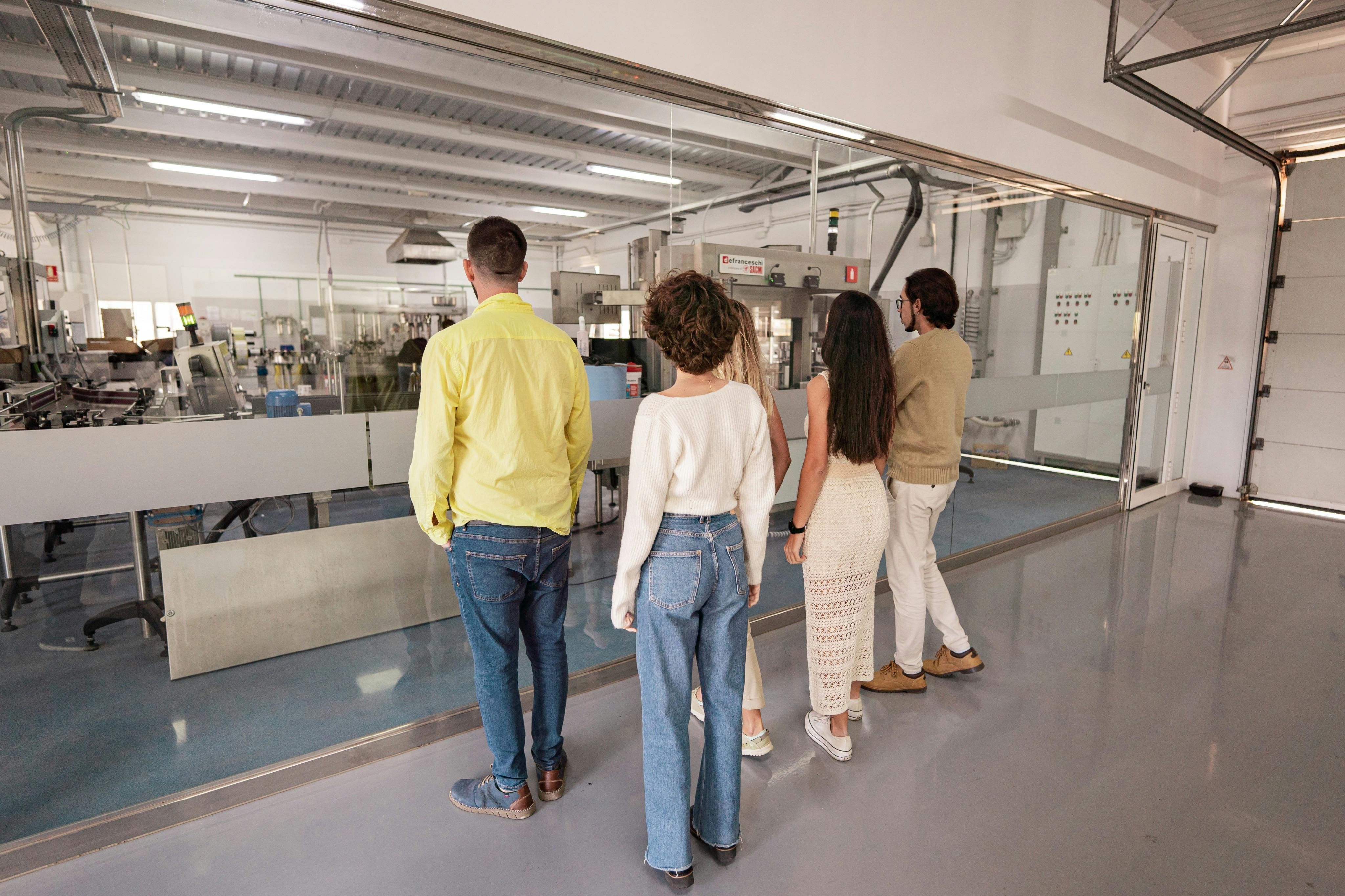 Visite d'une cave moderne