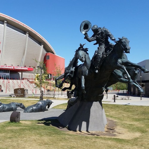 Parque de la Estampida de Calgary: Arte y Salvaje Oeste