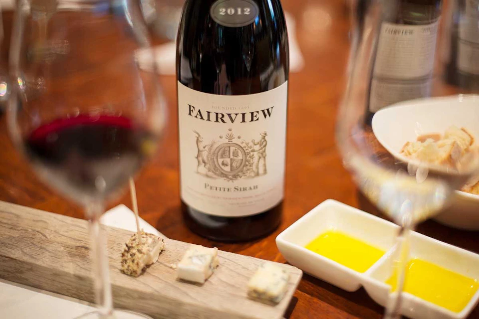 Fairview cheese and wine pairing