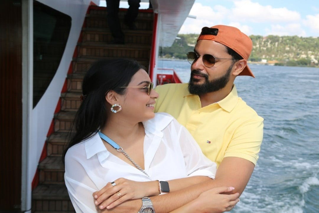 Lovely customers enjoying the tour.