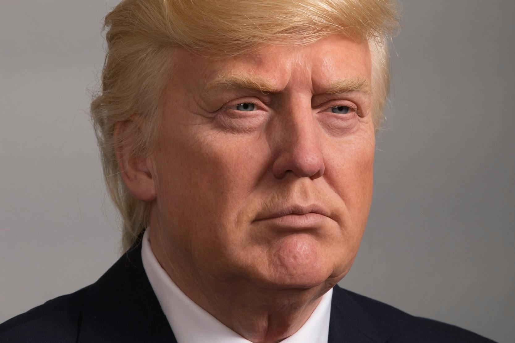 Wachsfigur von Donald Trump
