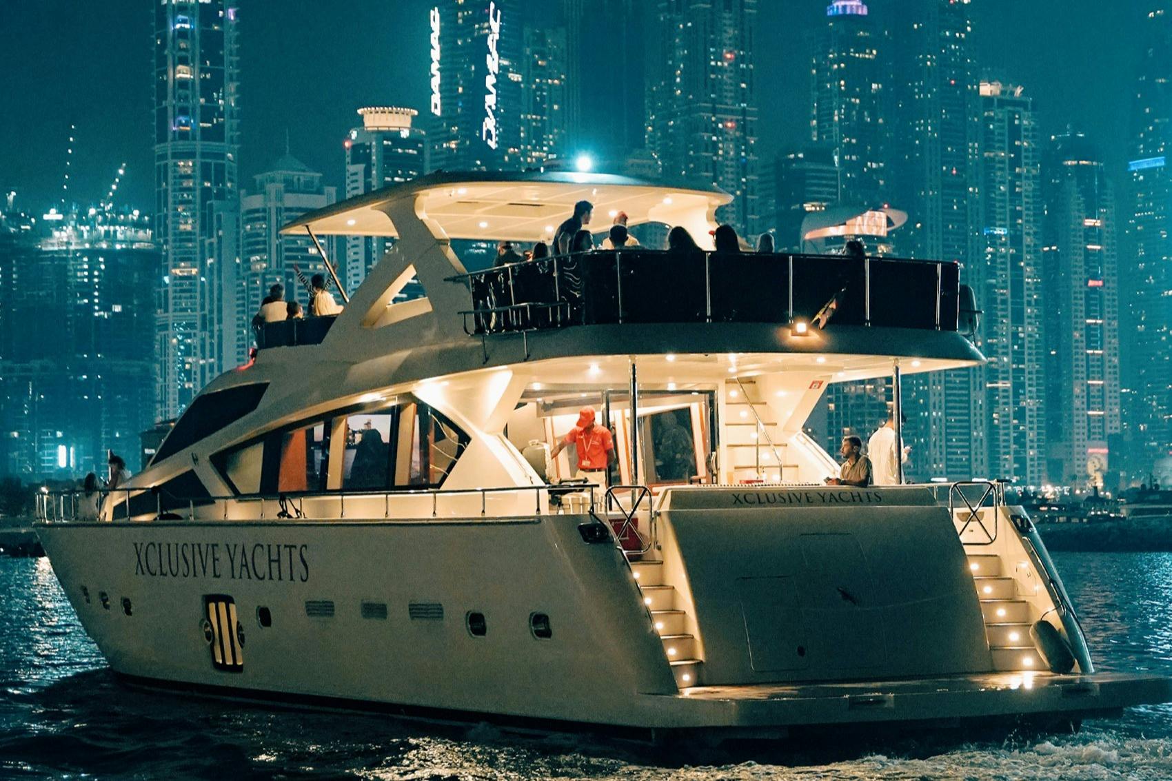 Passeio de iate de luxo no Dubai Harbour com churrasco e bebidas - Photo 4