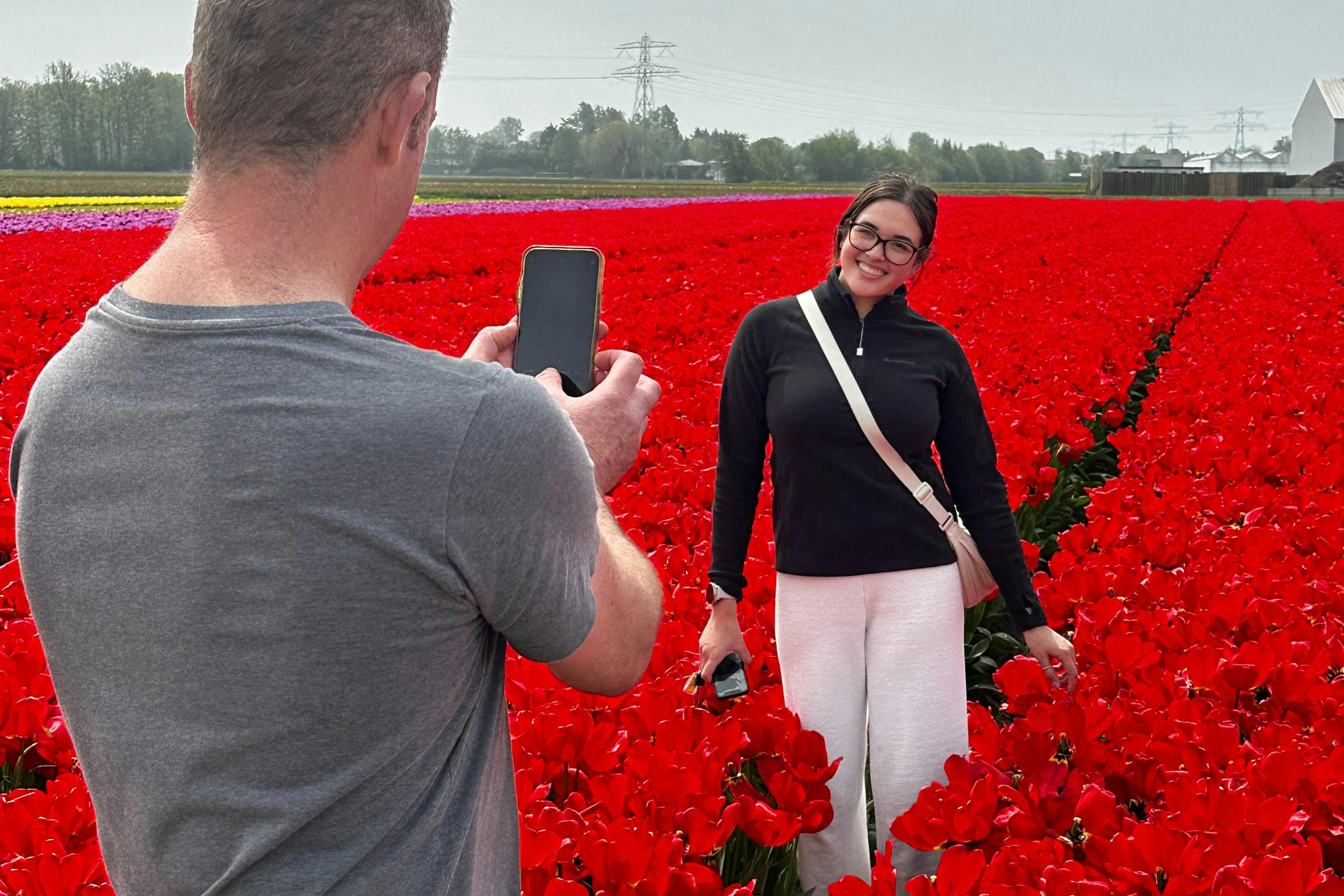 Make beautiful pictures at the Tulipfarm