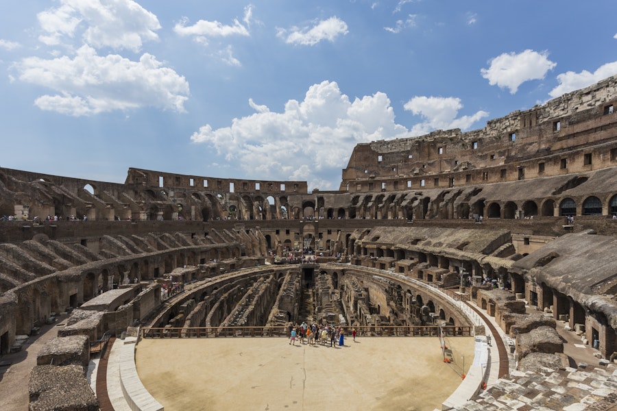 Colosseum, Forum Romanum og Palatinerhøyden: Prioritert inngang + Arena-etasje