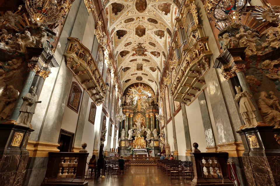 Interior of the Basilica