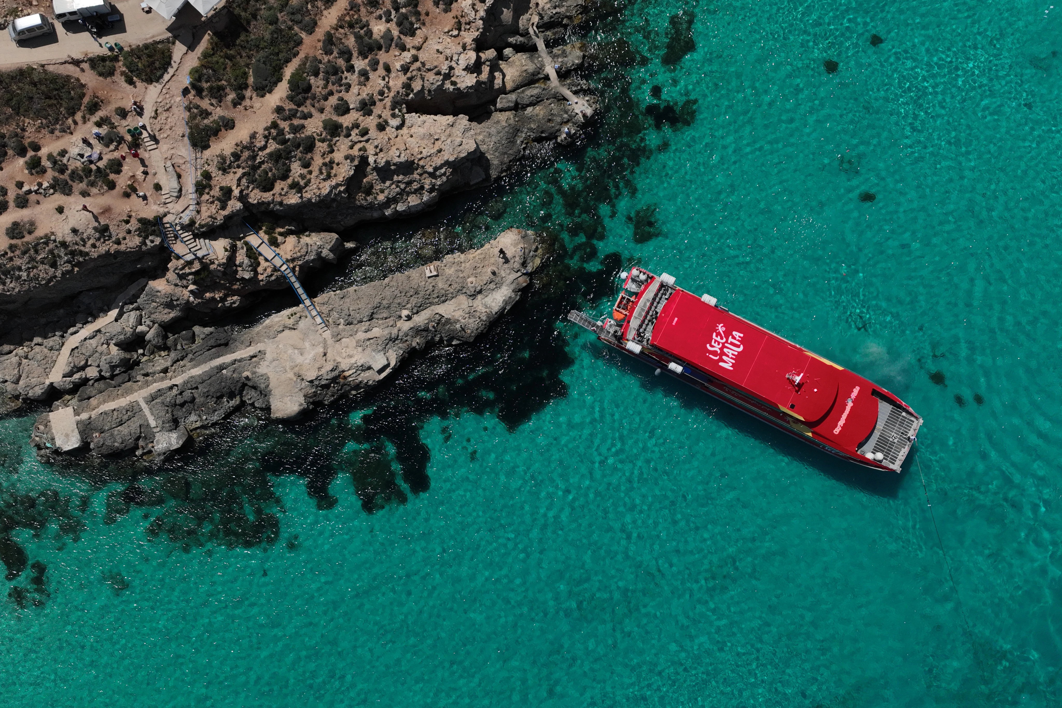 Comino: Passeio de barco ao pôr do sol